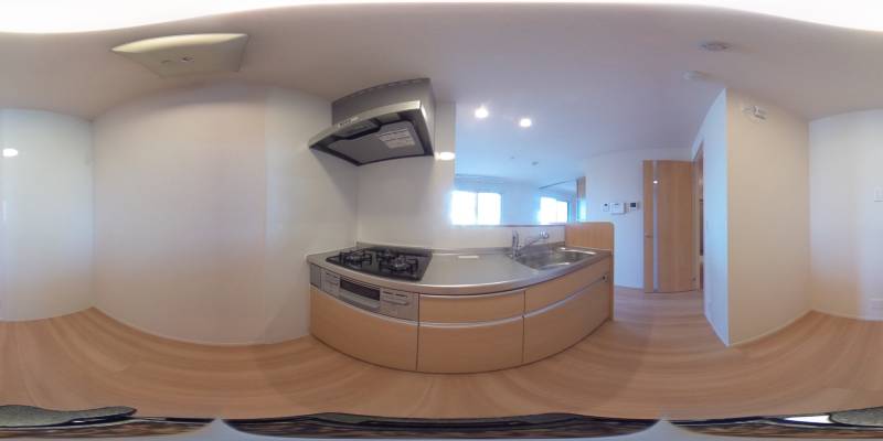 パノラマ画像キッチン