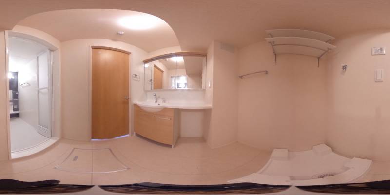 パノラマ画像洗面所