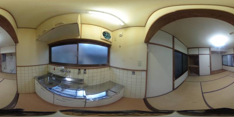 パノラマ画像キッチン