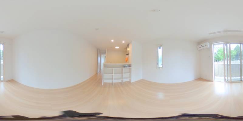 パノラマ画像リビング