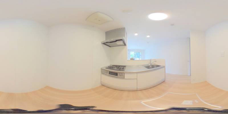 パノラマ画像キッチン