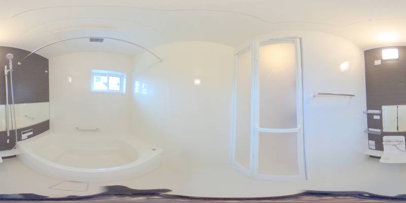 パノラマ画像バスルーム