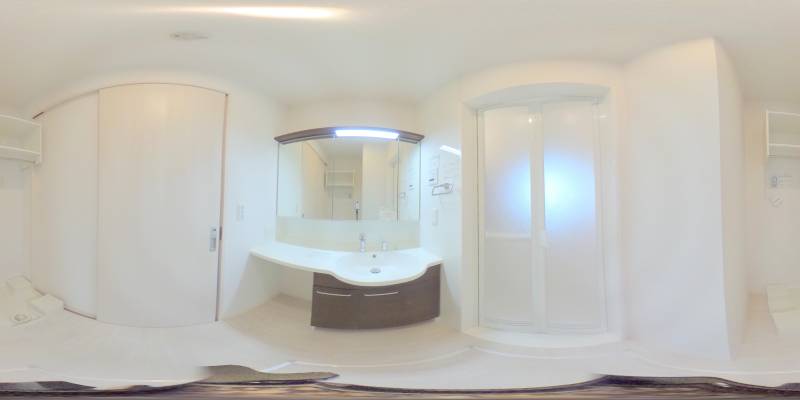 パノラマ画像洗面所