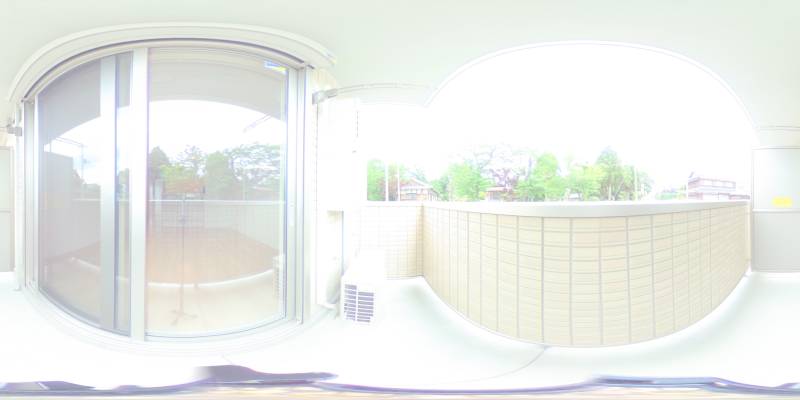 パノラマ画像バルコニー