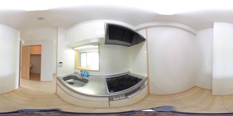 パノラマ画像キッチン