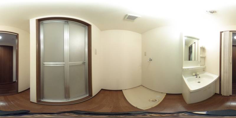 パノラマ画像洗面所