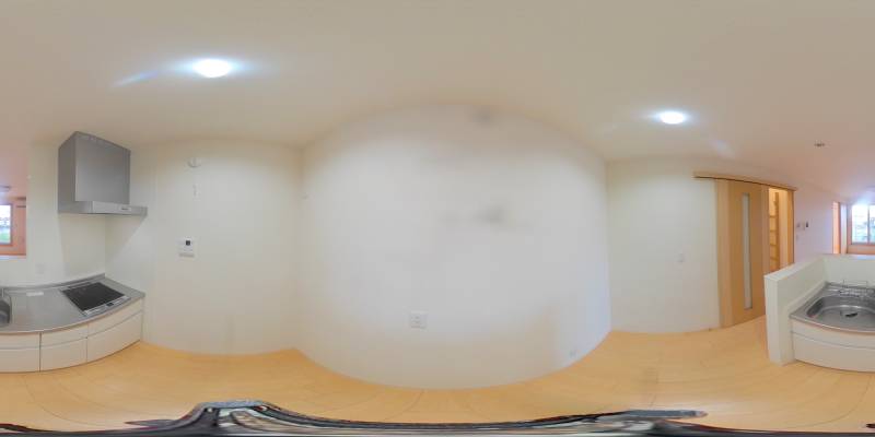 パノラマ画像キッチン