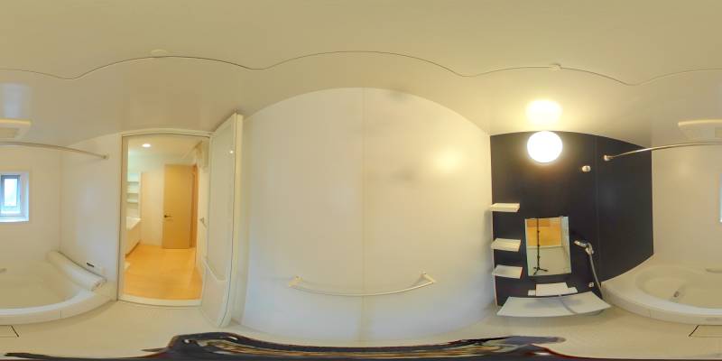 パノラマ画像バスルーム