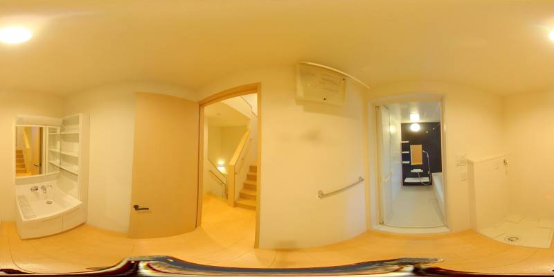 パノラマ画像洗面所