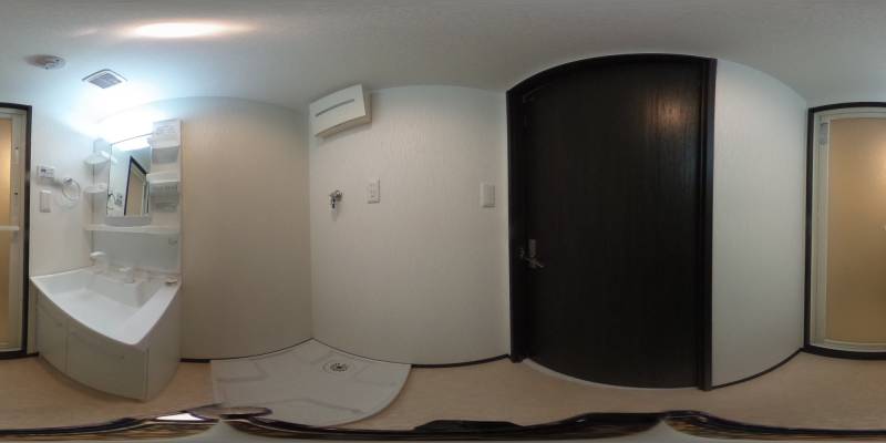 パノラマ画像洗面所