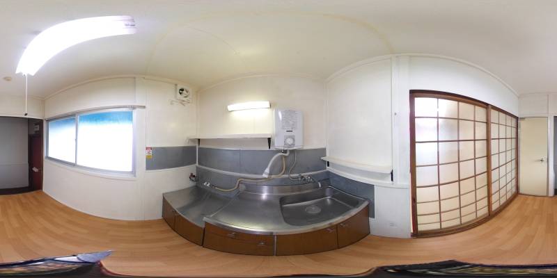 パノラマ画像キッチン