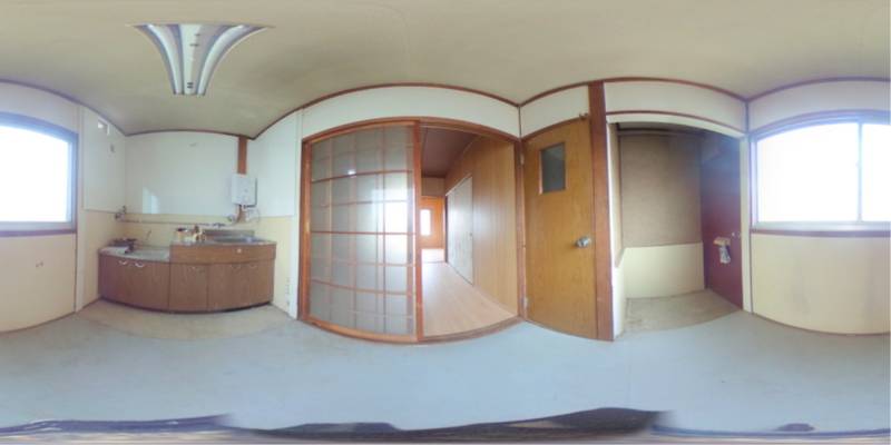 パノラマ画像キッチン