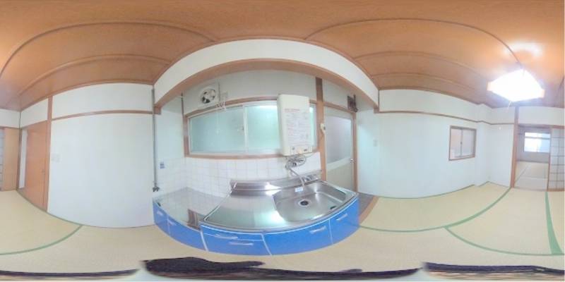 パノラマ画像キッチン