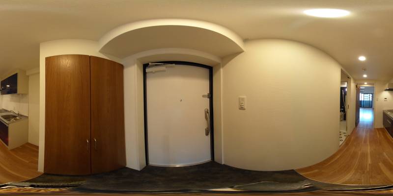 パノラマ画像玄関