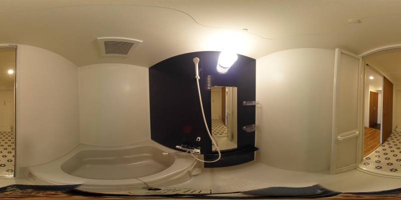 パノラマ画像バスルーム