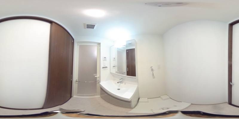 パノラマ画像洗面所