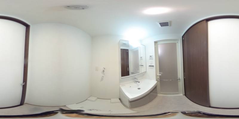 パノラマ画像洗面所