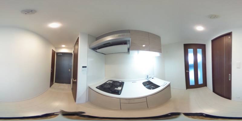 パノラマ画像キッチン