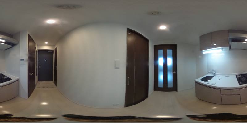 パノラマ画像キッチン