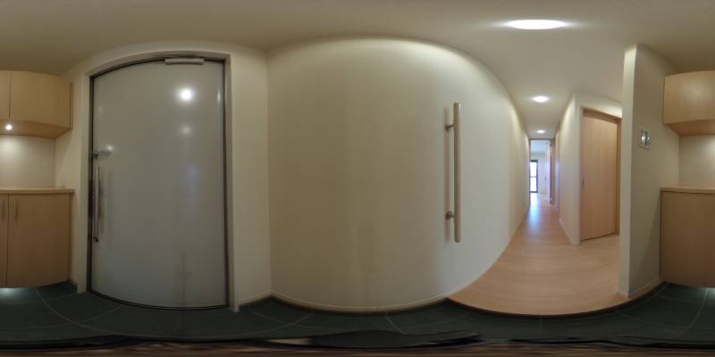 パノラマ画像玄関