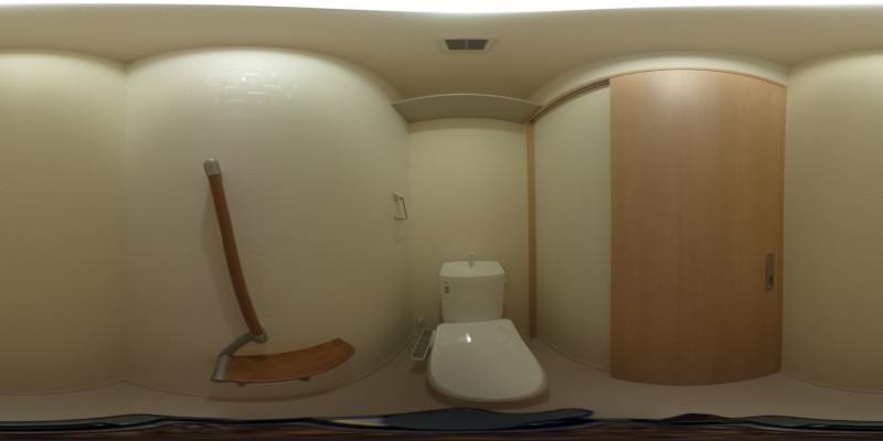 パノラマ画像トイレ