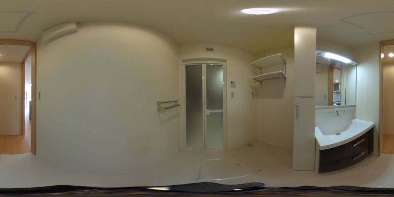 パノラマ画像洗面所