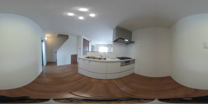 パノラマ画像キッチン