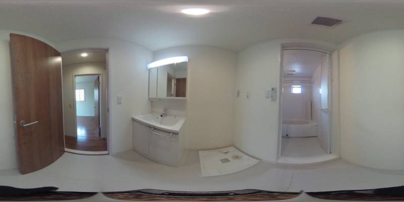 パノラマ画像洗面所