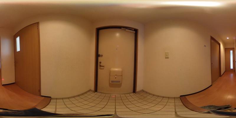 パノラマ画像玄関