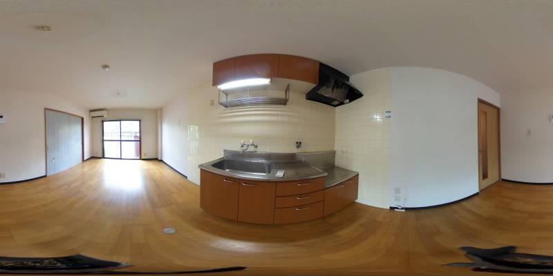 パノラマ画像キッチン