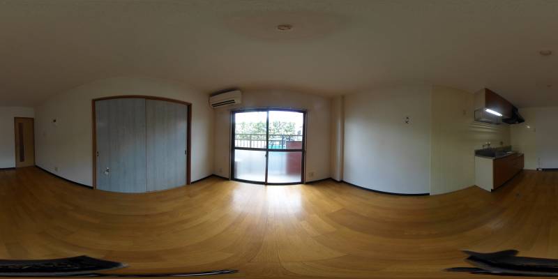 パノラマ画像リビング