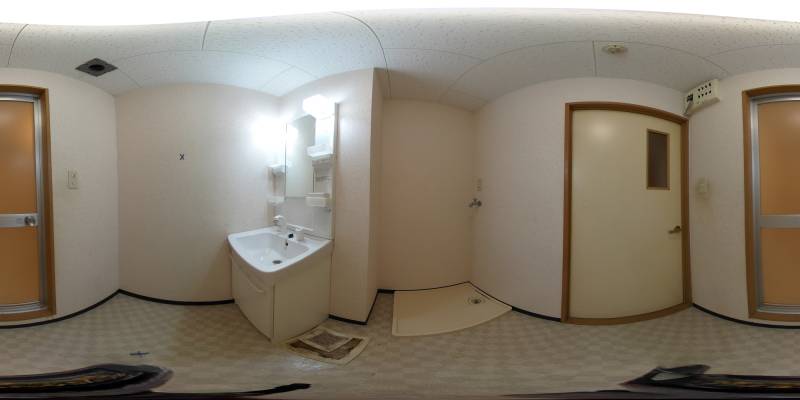 パノラマ画像洗面所