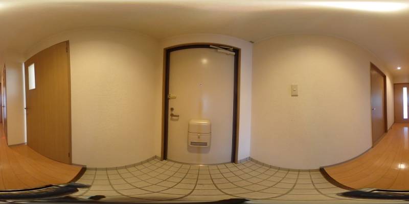 パノラマ画像玄関