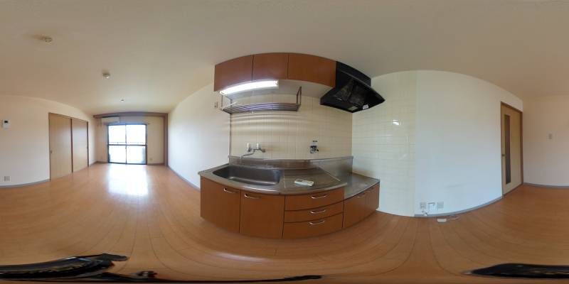 パノラマ画像キッチン