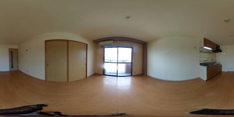 パノラマ画像リビング