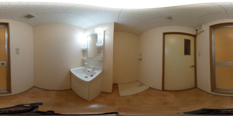 パノラマ画像洗面所