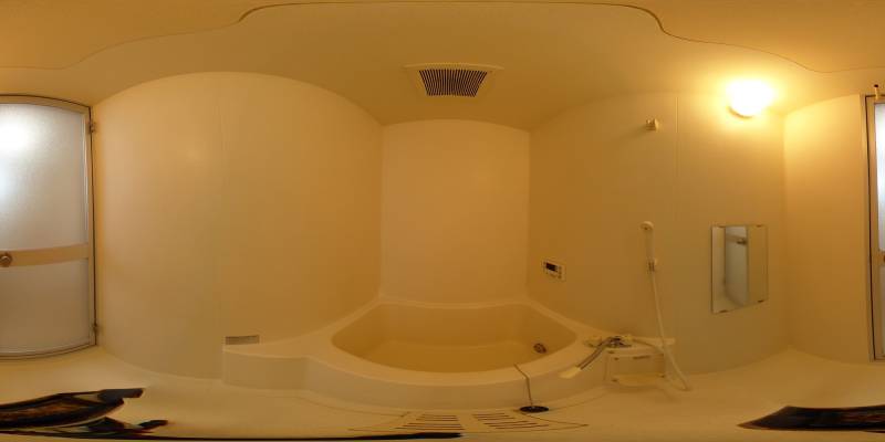 パノラマ画像バスルーム