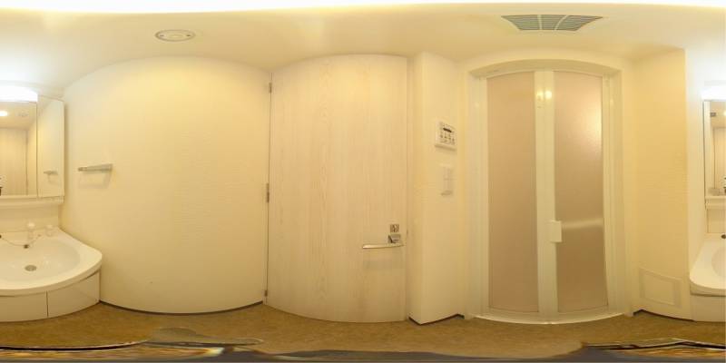 パノラマ画像洗面所