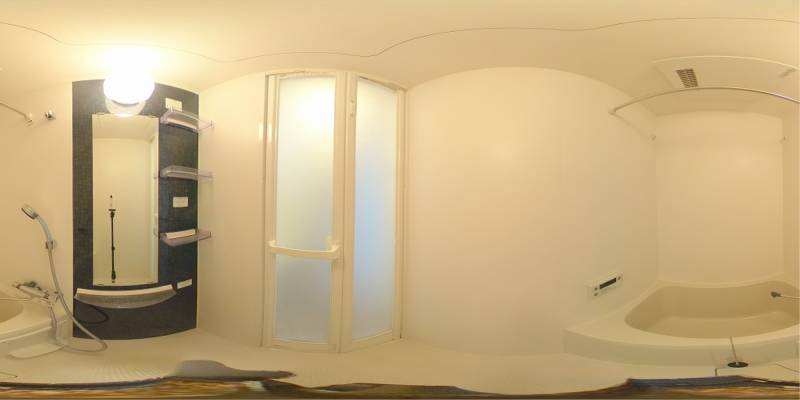 パノラマ画像バスルーム