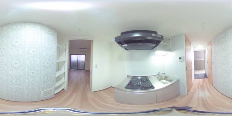 パノラマ画像キッチン