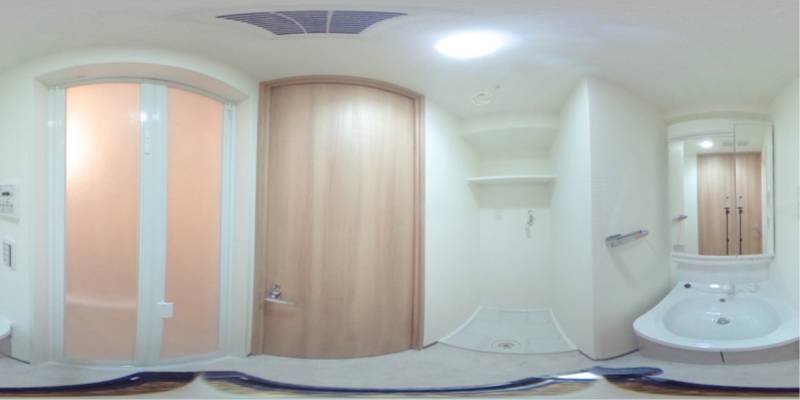 パノラマ画像洗面所