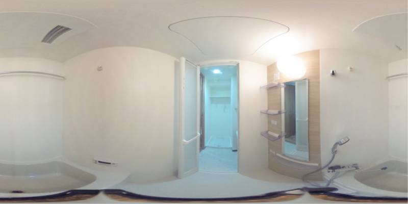 パノラマ画像バスルーム