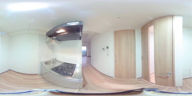 パノラマ画像キッチン