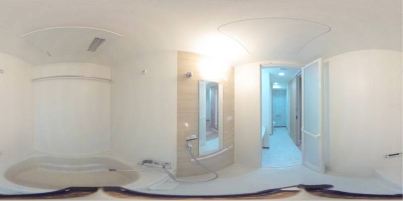 パノラマ画像バスルーム