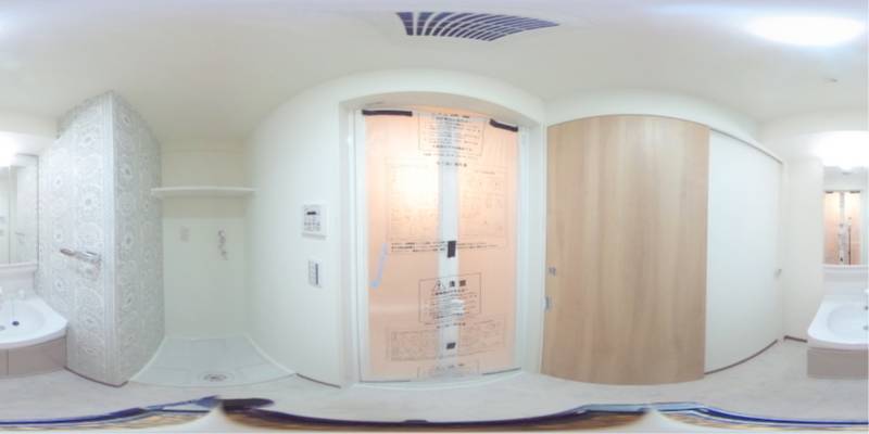 パノラマ画像洗面所