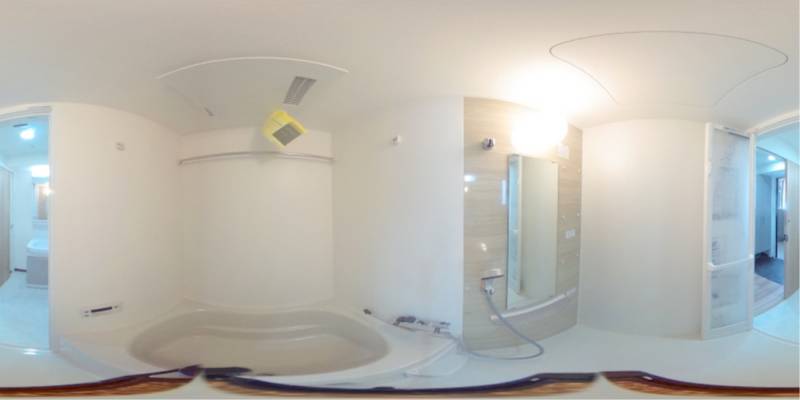 パノラマ画像バスルーム