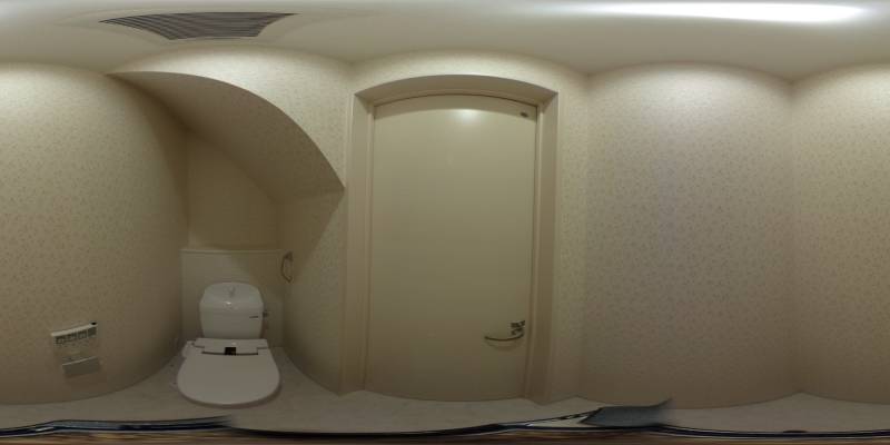 パノラマ画像トイレ