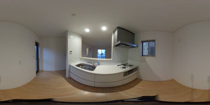 パノラマ画像キッチン