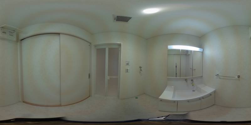 パノラマ画像洗面所