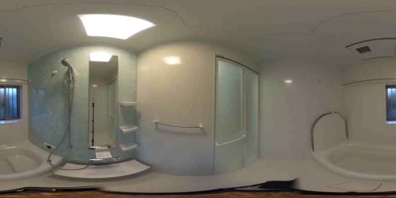 パノラマ画像バスルーム